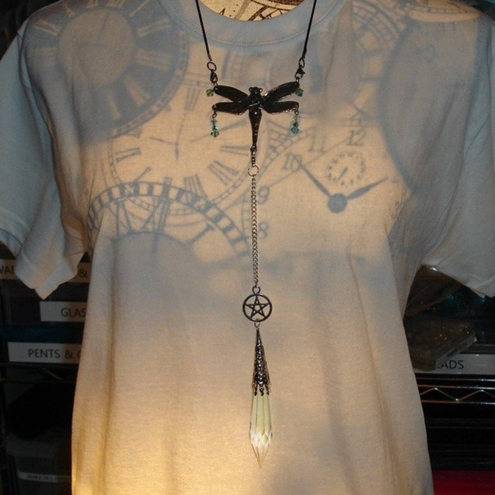 Crystal Pendulum Statement Ooak Multipurpose 5 Use - image 1